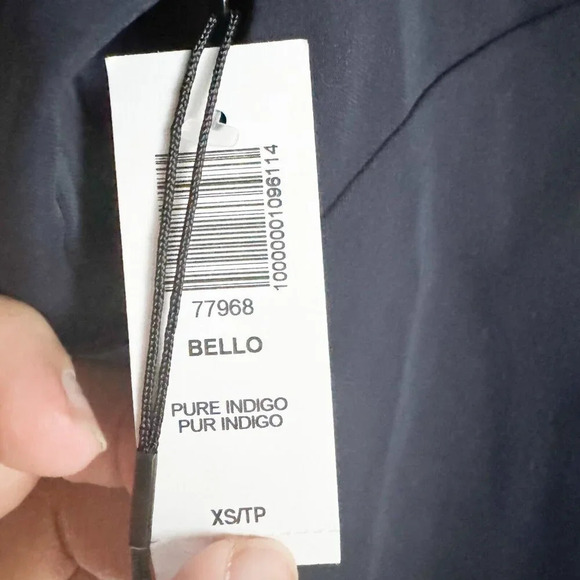 Babaton Dark Navy Blue Bello Button  Down Shirt XS - Picture 4 of 4